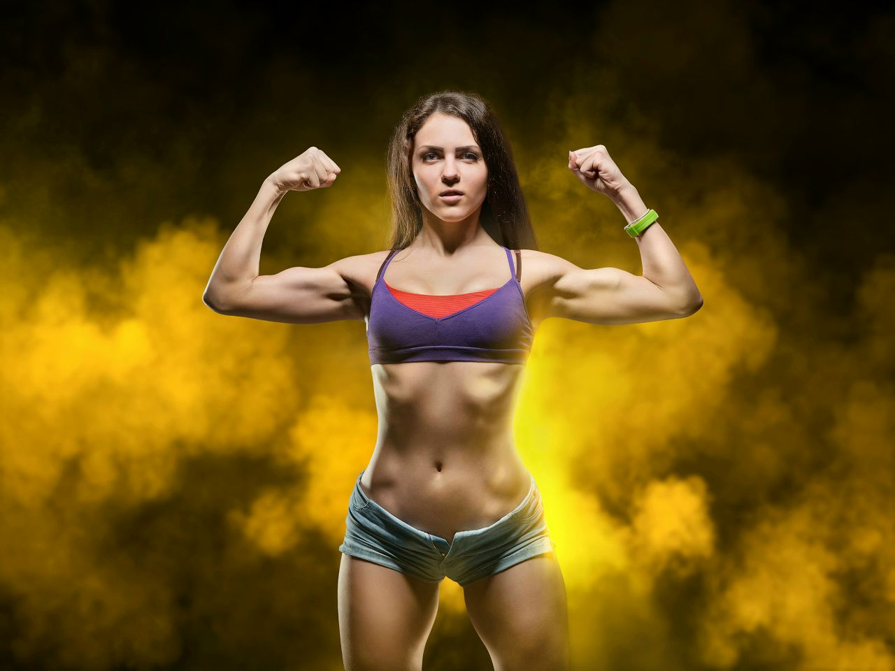 Athletic girls in Marseille